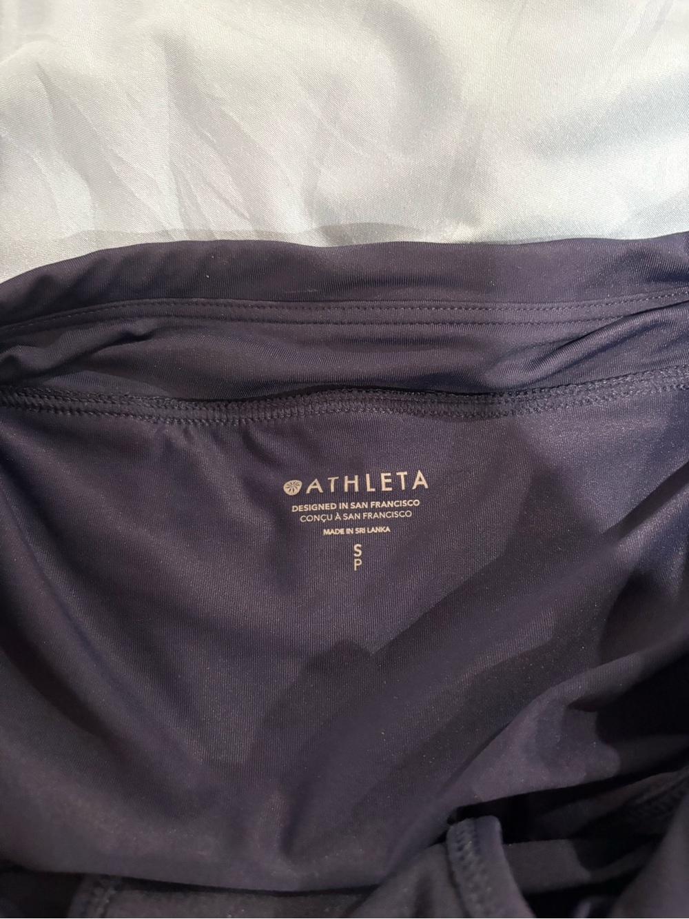 NWT Athleta Navy Blue Swim Skort - Picture 2 of 5